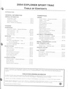 2004 Ford Explorer Sport Trac Original OEM Factory Shop Service Workshop Manual