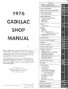 1976 Cadillac Shop Service Repair Manual