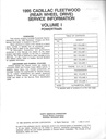 1995 Cadillac Fleetwood OEM Shop Service Repair Manual 2 Vol Set