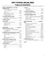 2007 Ford Fusion, Mercury Milan, Lincoln MKZ OEM Factory Shop Repair Service Workshop Manual Complete 2 Vol. Set