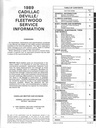 1989 Cadillac DeVille and Fleetwood Shop Service Repair Manual