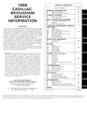 1988 Cadillac Brougham Shop Service Repair Manual