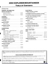 2004 Ford Explorer and Mercury Mountaineer Original OEM Factory Shop Service Workshop Manual