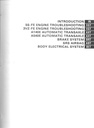 1993 Toyota Camry OEM Shop Service Repair Manual 3 Vol Set