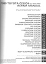1990 Toyota Celica All-Trac/4WD OEM Shop Service Repair Manual