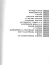 1995 Toyota Avalon OEM Shop Service Repair Manual