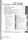1997 Toyota Avalon OEM Shop Service Repair Electrical Wiring Diagram Manual