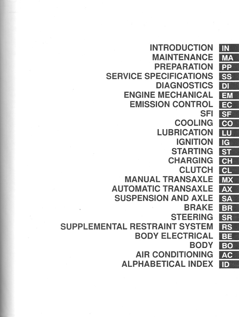 2002 Toyota Echo NCP12 OEM Shop Service Repair Manual