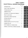 2008 Toyota Camry OEM Shop Service Repair Electrical Wiring Diagram Manual