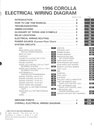 1996 Toyota Corolla AE101 AE102 OEM Shop Service Repair Electrical Wiring Diagram Manual