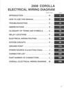 2008 Toyota Corolla ZZE130 OEM Shop Service Repair Electrical Wiring Diagram Manual
