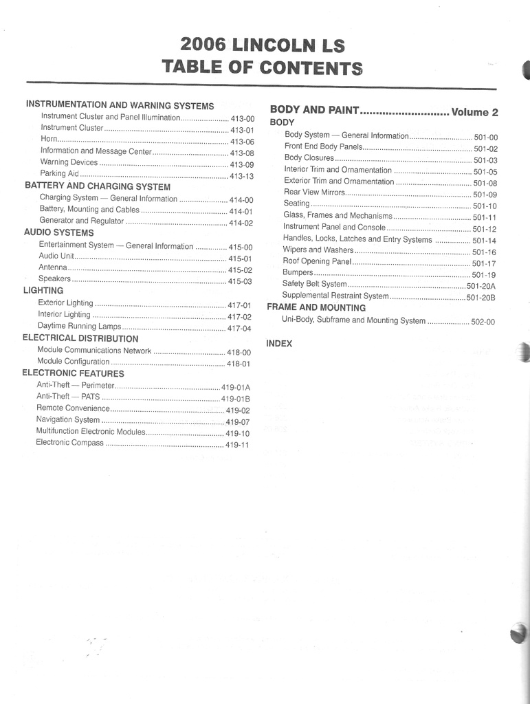2006 Ford Lincoln LS Original OEM Factory Shop Service Workshop Repair Manual 2 Vol Set