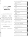 1967 AMC Rambler Rebel Ambassador Marlin Shop Repair Maintenance Technical Service Manual