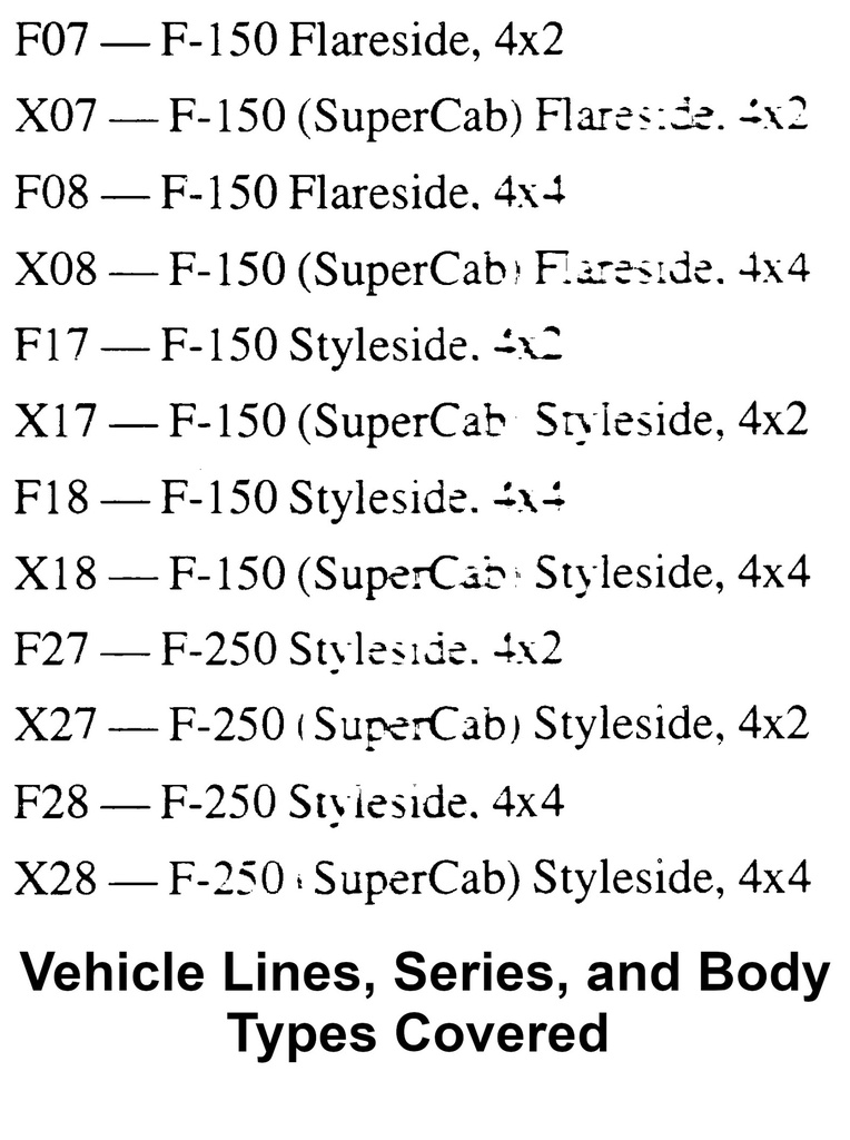 1998 Ford F-150, F-250 Pickup Truck Original OEM Factory Shop Repair Maintenance Service Manual Complete 2 Vol. Set (copy)