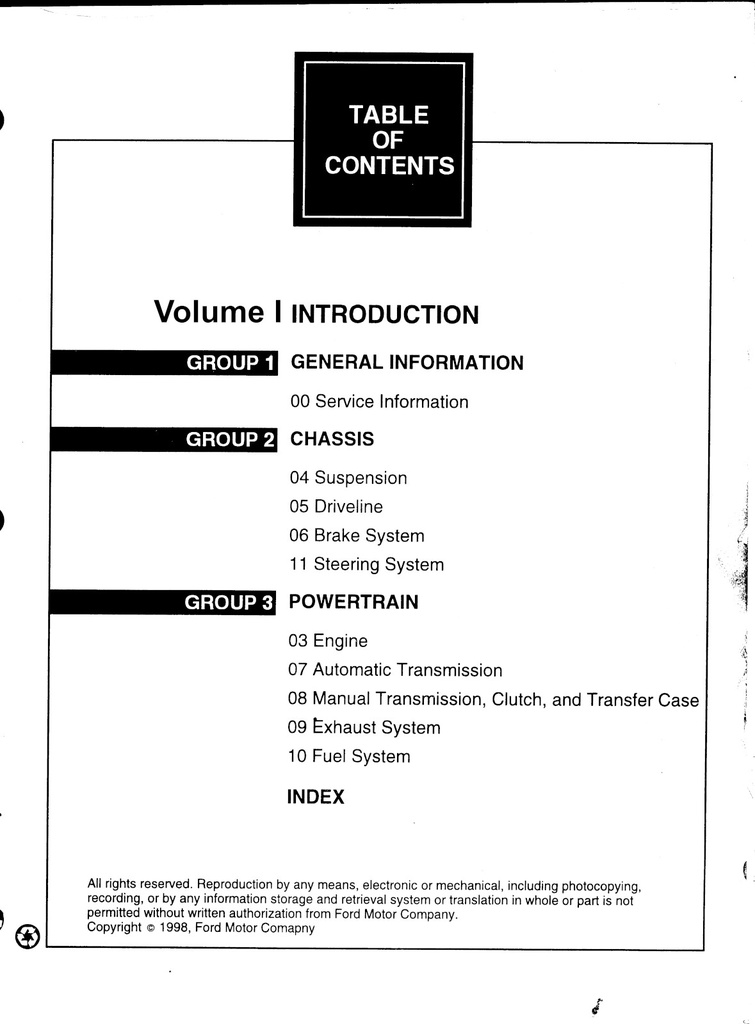 1999 Ford Expedition and Lincoln Navigator Original OEM Factory Shop Repair Service Workshop Manual Complete 2 Vol. Set