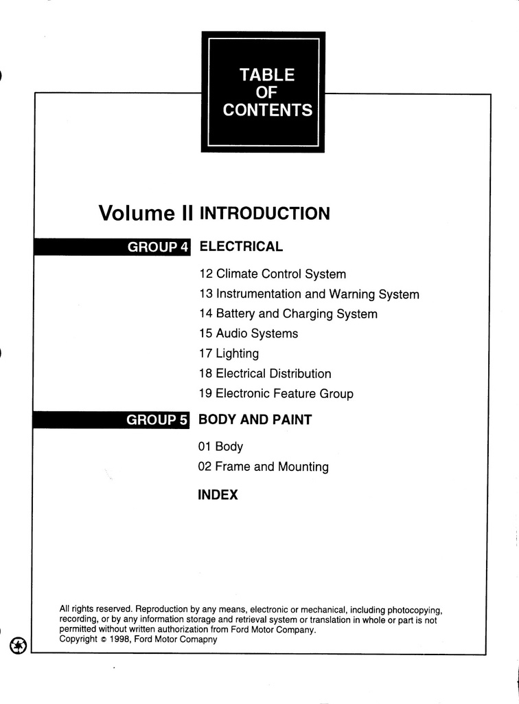 1999 Ford Expedition and Lincoln Navigator Original OEM Factory Shop Repair Service Workshop Manual Complete 2 Vol. Set