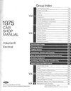 1975 Ford-Lincoln-Mercury Car Factory OEM Shop Repair Maintenance Service Manual 5 Vol. Set Mustang Cougar Continental Thunderbird etc.