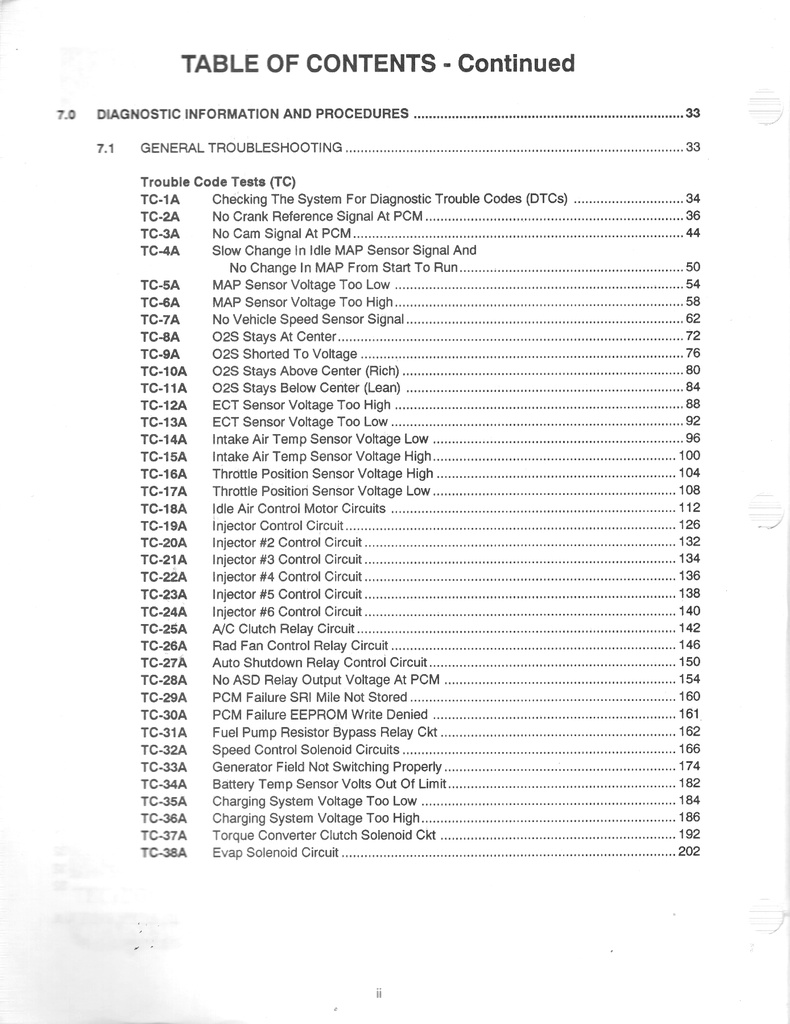 1993-1994-1995 Jeep 2.5L/4.0L SFI Engines Powertrain Diagnostic Procedures