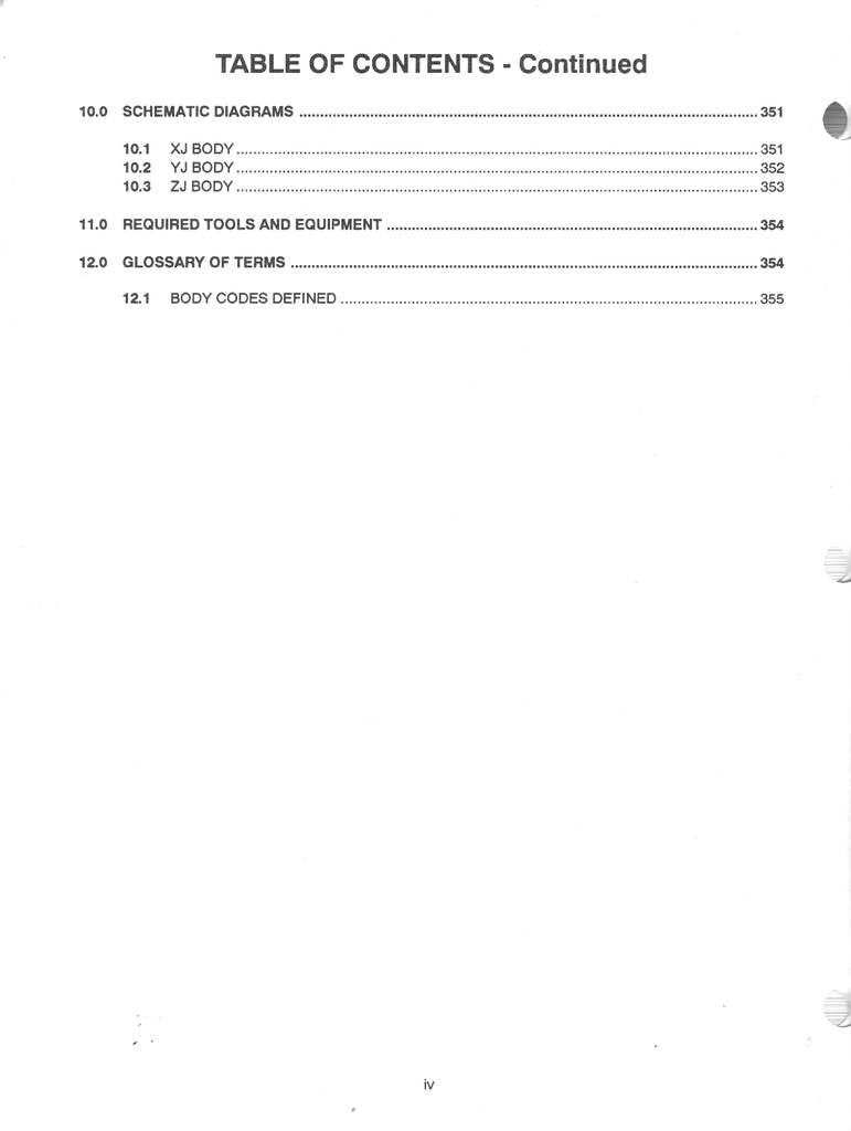 1993-1994-1995 Jeep 2.5L/4.0L SFI Engines Powertrain Diagnostic Procedures