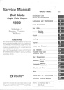 1990 Dodge/Plymouth/Eagle Colt Vista/Vista Wagon Shop Maintenance Repair Service & Electrical Manual 2 Vol. Set