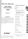 1989 Dodge/Plymouth/Eagle Colt Vista/Vista Wagon Shop Maintenance Repair Service & Electrical Manual 2 Vol. Set
