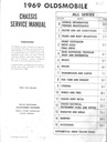 1969 Oldsmobile Factory OEM Shop Service Repair Manual 442 Cutlass Supreme Toronado Delta 88 98 Vista Cruiser F-85