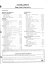 2005 Ford Ranger Workshop Service Manual