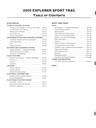 2005 Ford Explorer Sport Trac Workshop Service Manual