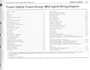 2018 Ford Fusion Hybrid, Fusion Energi & Lincoln MKZ Hybrid Electrical Wiring Diagrams Manual