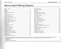 2022 Ford Bronco Sport Electrical Wiring Diagrams Manual