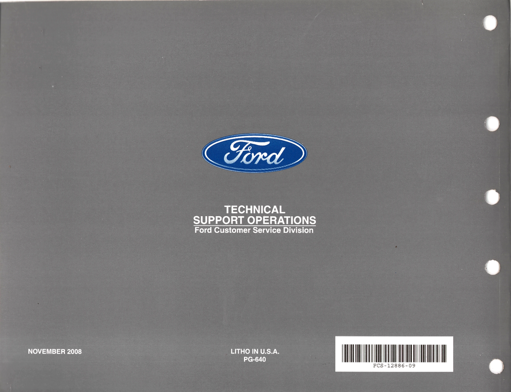 2009 Ford Expedition, Lincoln Navigator Factory Electrical Wiring Diagrams Manual