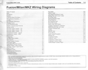 2009 Ford Fusion, Mercury Milan, Lincoln MKZ Factory Electrical Wiring Diagrams Manual