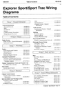 2001 Ford Explorer Sport Trac, Ford Explorer Sport Factory Electrical Wiring Diagrams Manual