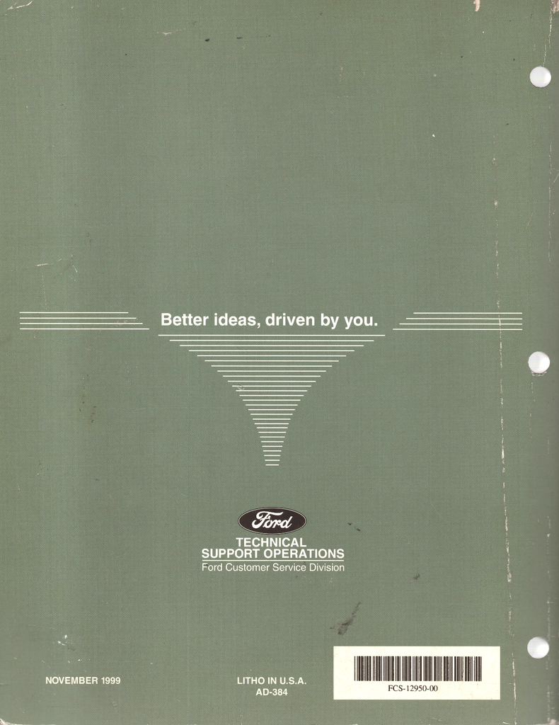 2000 Ford Focus Factory Electrical Wiring Diagrams Manual