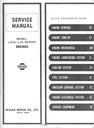 1970-1971 Nissan/Datsun 240Z L20A, L24 Factory Engine Repair Shop Service Manual