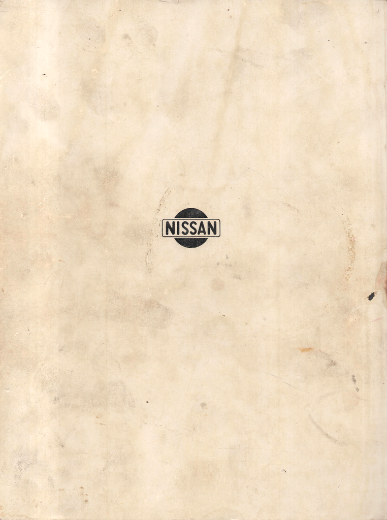 1970-1971 Nissan/Datsun 240Z L20A, L24 Factory Engine Repair Shop Service Manual