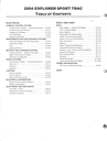 2004 Ford Explorer Sport Trac Original Factory Shop Service Workshop Manual