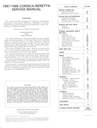 1987/1988 Chevrolet Corsica/Beretta Factory Shop Repair Service Manual GT
