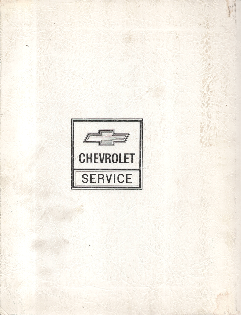 1987 Chevrolet Cavalier Factory Shop Repair Service Manual