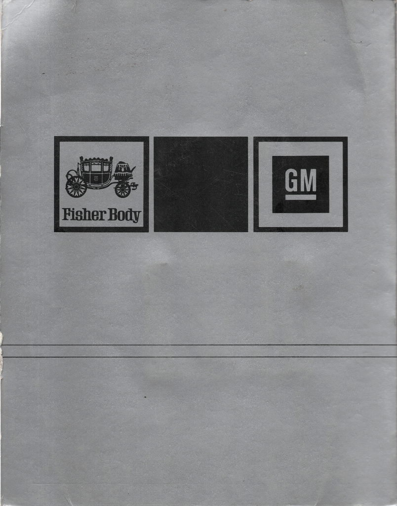 1976 Seville by Cadillac Factory Fisher Body Service Manual