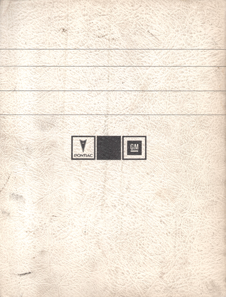 1988 Pontiac 6000 STE All Wheel Drive Factory Service Manual Supplement