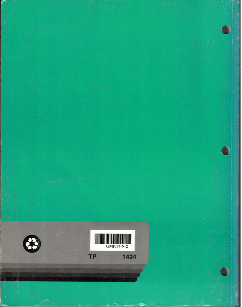 1997 Pontiac Grand Am, Oldsmobile Achieva, Buick Skylark Factory Shop Repair Service Manual Set