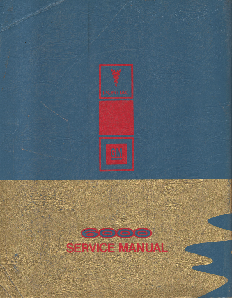 1985 Pontiac 6000 Factory OEM Repair Shop Service Manual