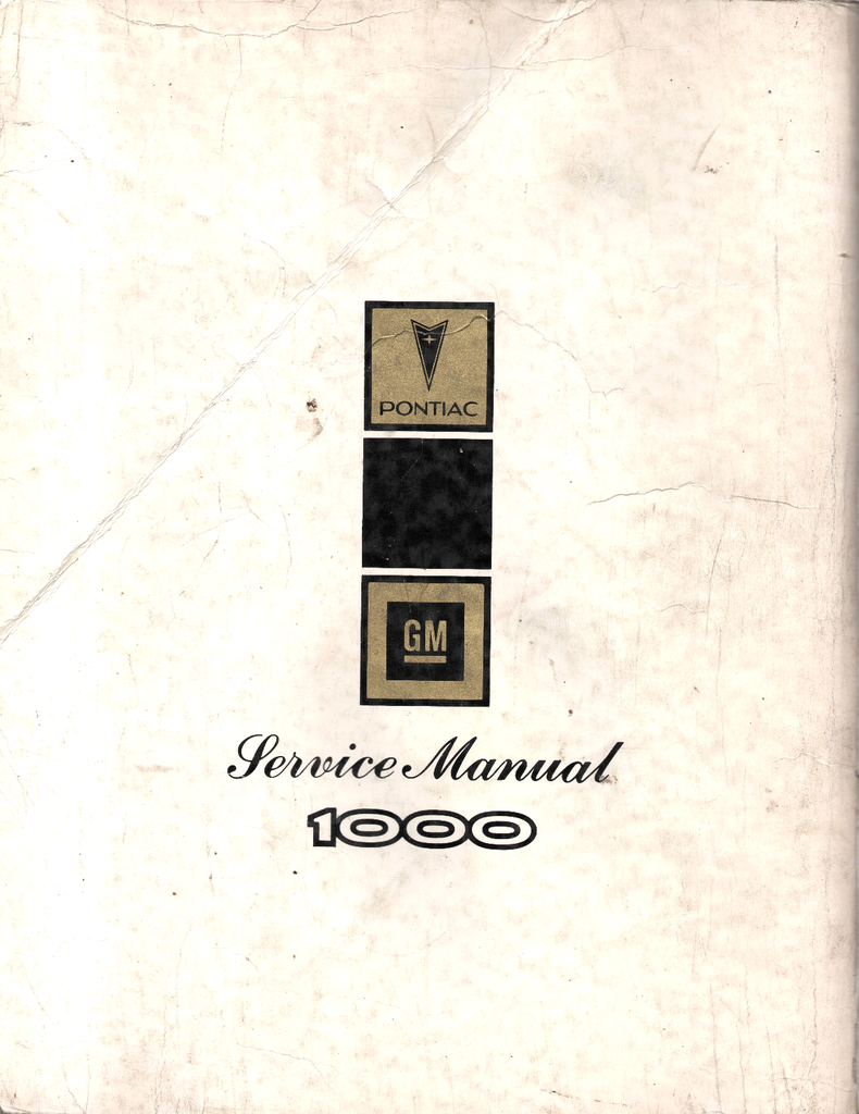 1987 Pontiac 1000 Factory OEM Repair Shop Service Manual