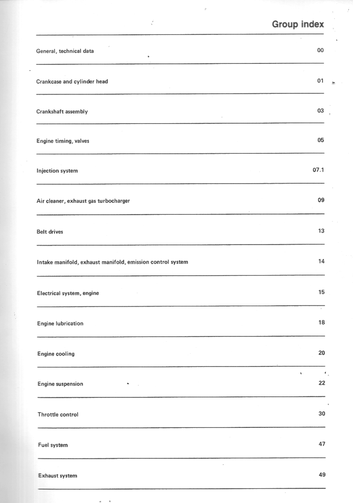 1978-1985 Mercedes-Benz 617.95 Turbo Diesel Engine Factory Service Manual