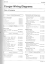 1999 Ford Mercury Cougar Factory Electrical Vacuum Wiring Diagrams Manual