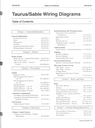 2000 Ford Taurus, Mercury Sable Factory Electrical Wiring Diagrams Manual