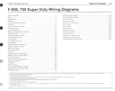 2011 Ford F-650, F-750 Super Duty Factory Electrical Wiring Diagrams Manual