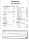2011 Ford Mustang Factory Workshop Service Manual Set