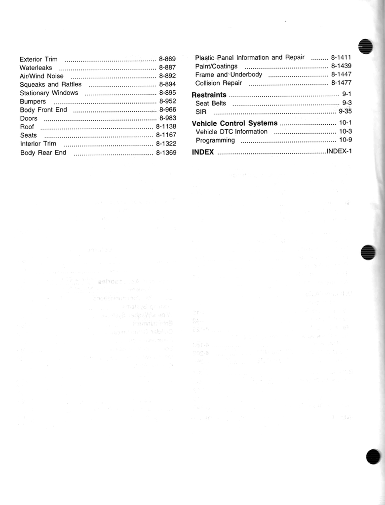 2003 Chevrolet Trailblazer, GMC Envoy, Oldsmobile Bravada STNS Factory Shop Repair Service Manual 3 Vol. Set